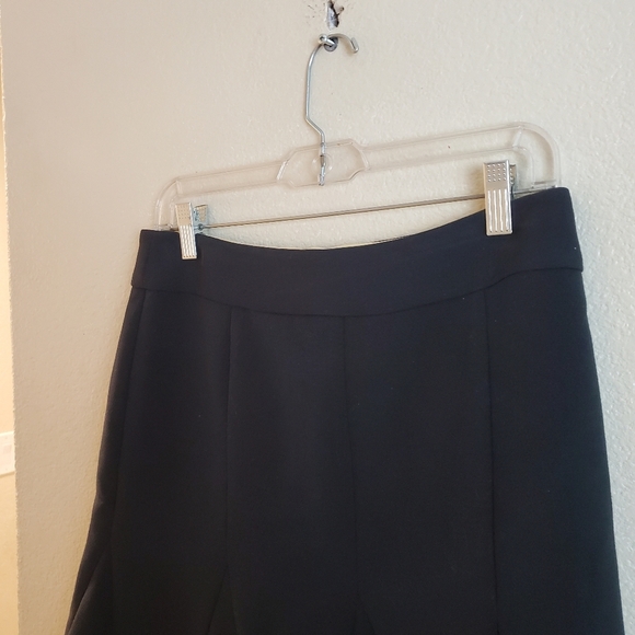 Banana Republic Black Ruffle Pleated Skirt Size 4 Goth Witchy Casual - Picture 6 of 6